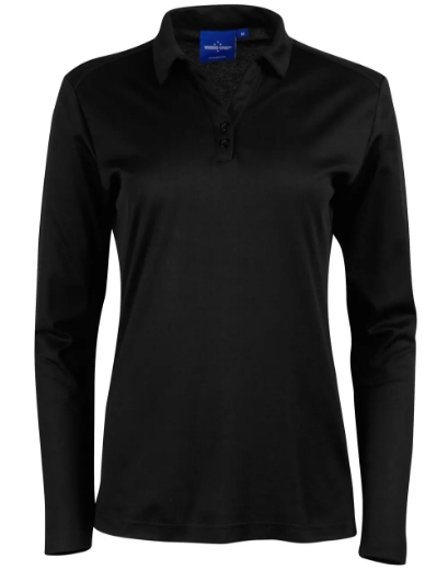 Picture of Winning Spirit, Ladies Cotton Back Truedry L/S Polo