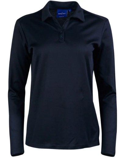 Picture of Winning Spirit, Ladies Cotton Back Truedry L/S Polo