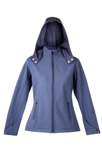 Picture of RAMO, Ladies Soft Shell Hooded Jacket
