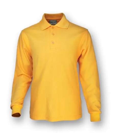 Picture of Bocini, Unisex Adults Back L/S Polo
